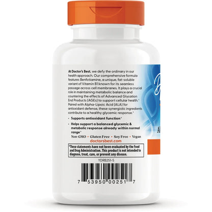 Benfotiamine 150 + Alpha-Lipoic Acid 300