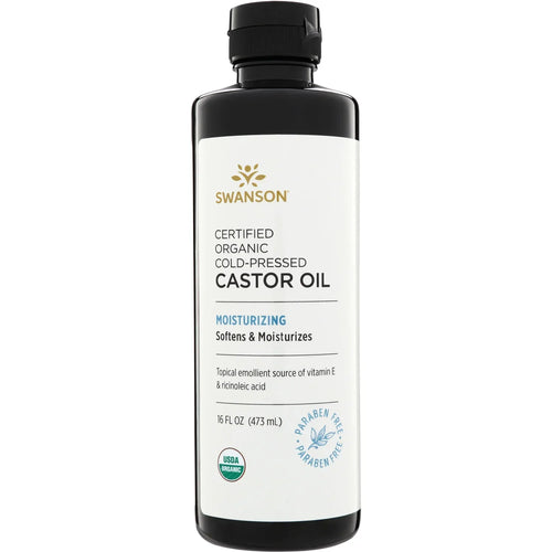 Certified Organic Cold-Pressed Castor Oil