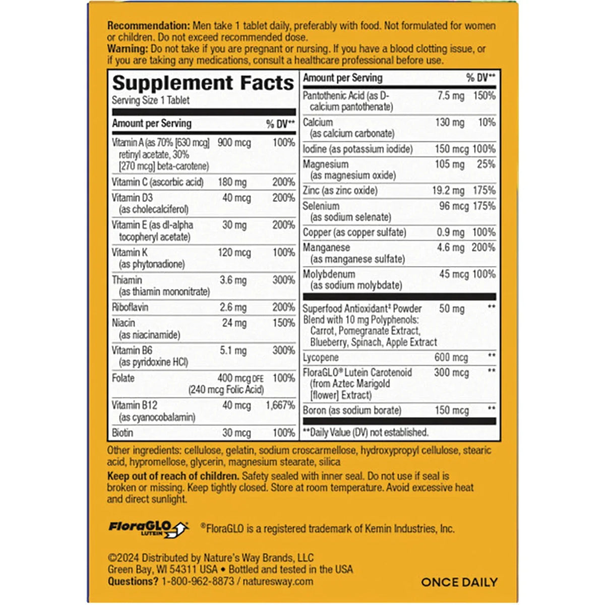 Alive! Men's 50+ Complete Multivitamin