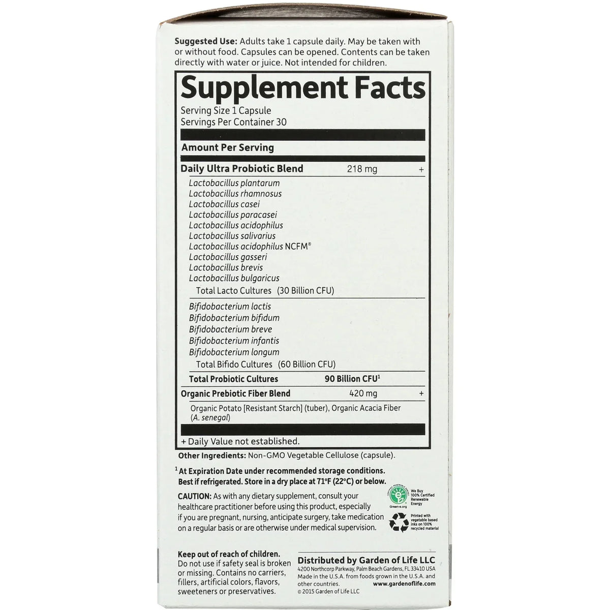 Dr. Formulated Probiotics Once Daily Ultra