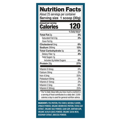 Protein + Supergreens - Creamy Vanilla