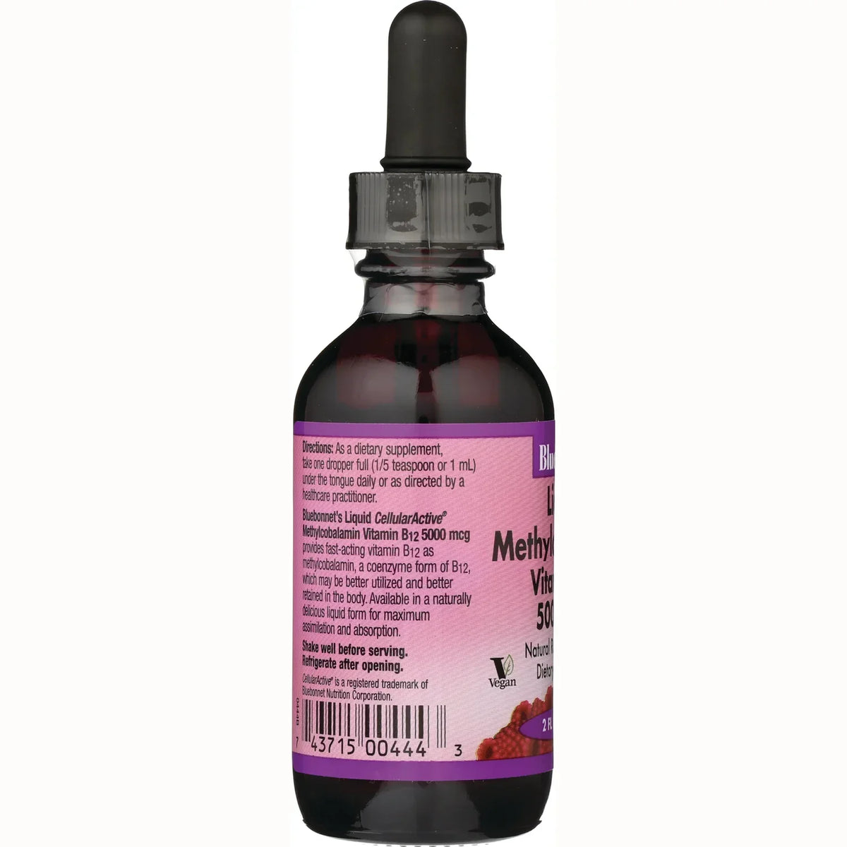Liquid Methylcobalamin Vitamin B12 - Raspberry