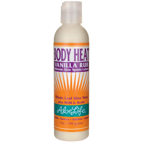Body Heat Vanilla Rub Ultimate Aloe Sports Lotion
