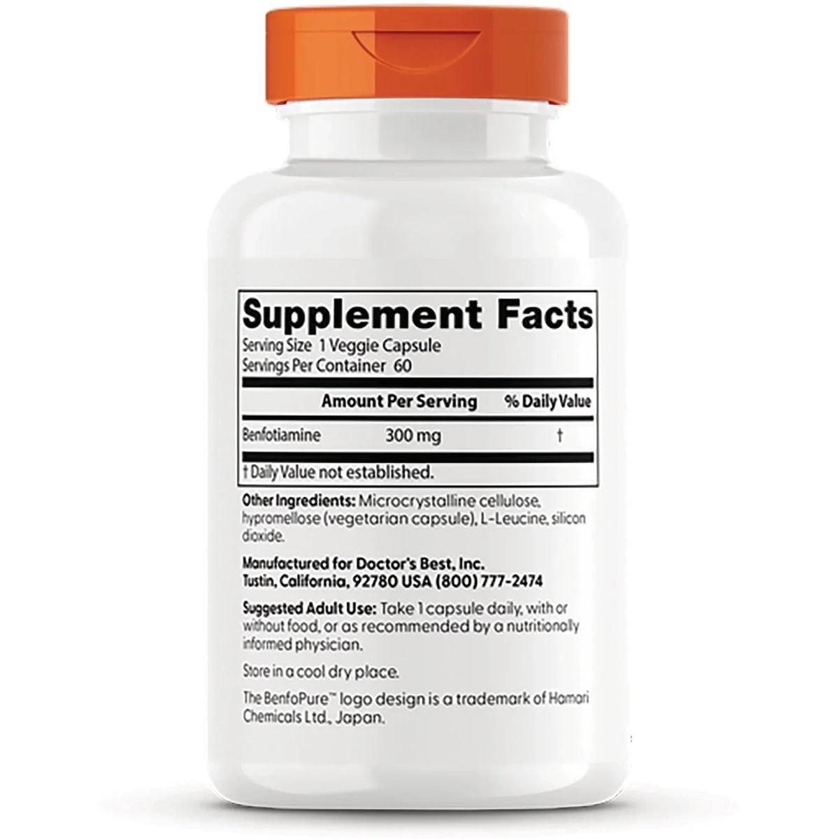 Benfotiamine 300 with Benfopure