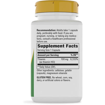High Potency Vitamin B1 Thiamin HCI