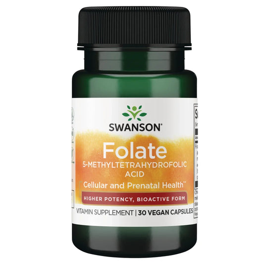 Folate 5-Methyltetrahydrofolic Acid-Higher Potency, Bioactive Form