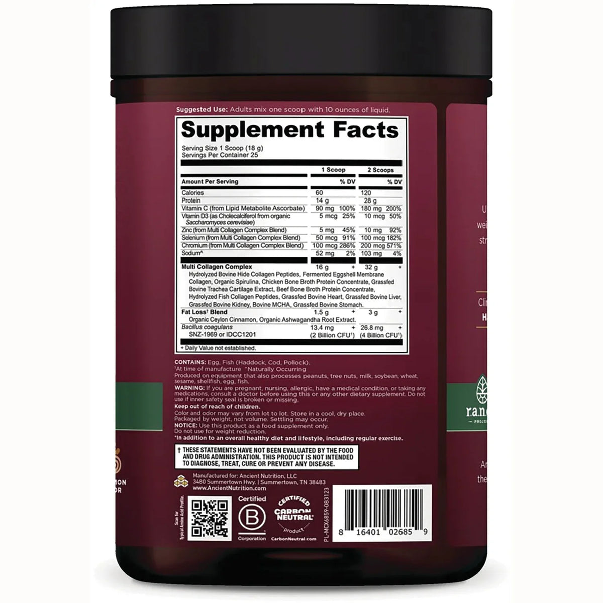 Multi Collagen Advanced Lean - Cinnamon