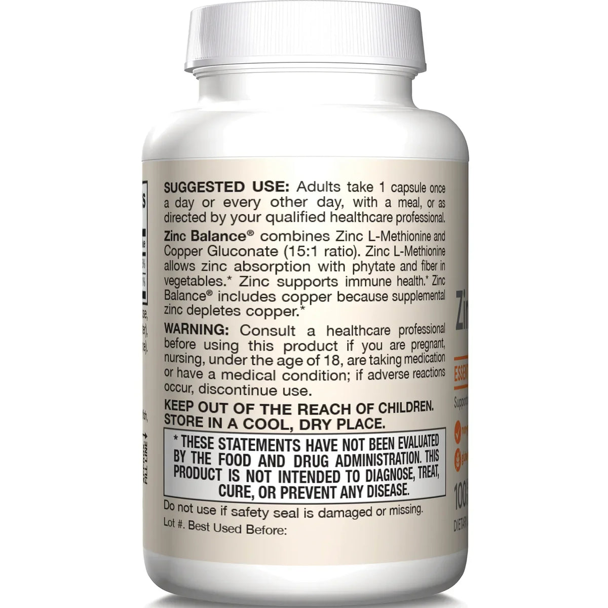 Vegan Zinc Balance