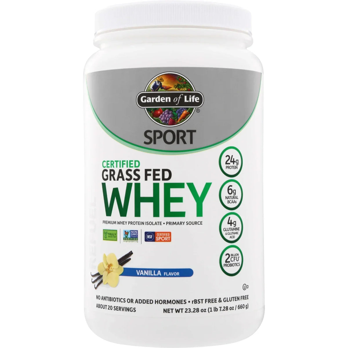 SPORT Certified Grass Fed Whey Protein