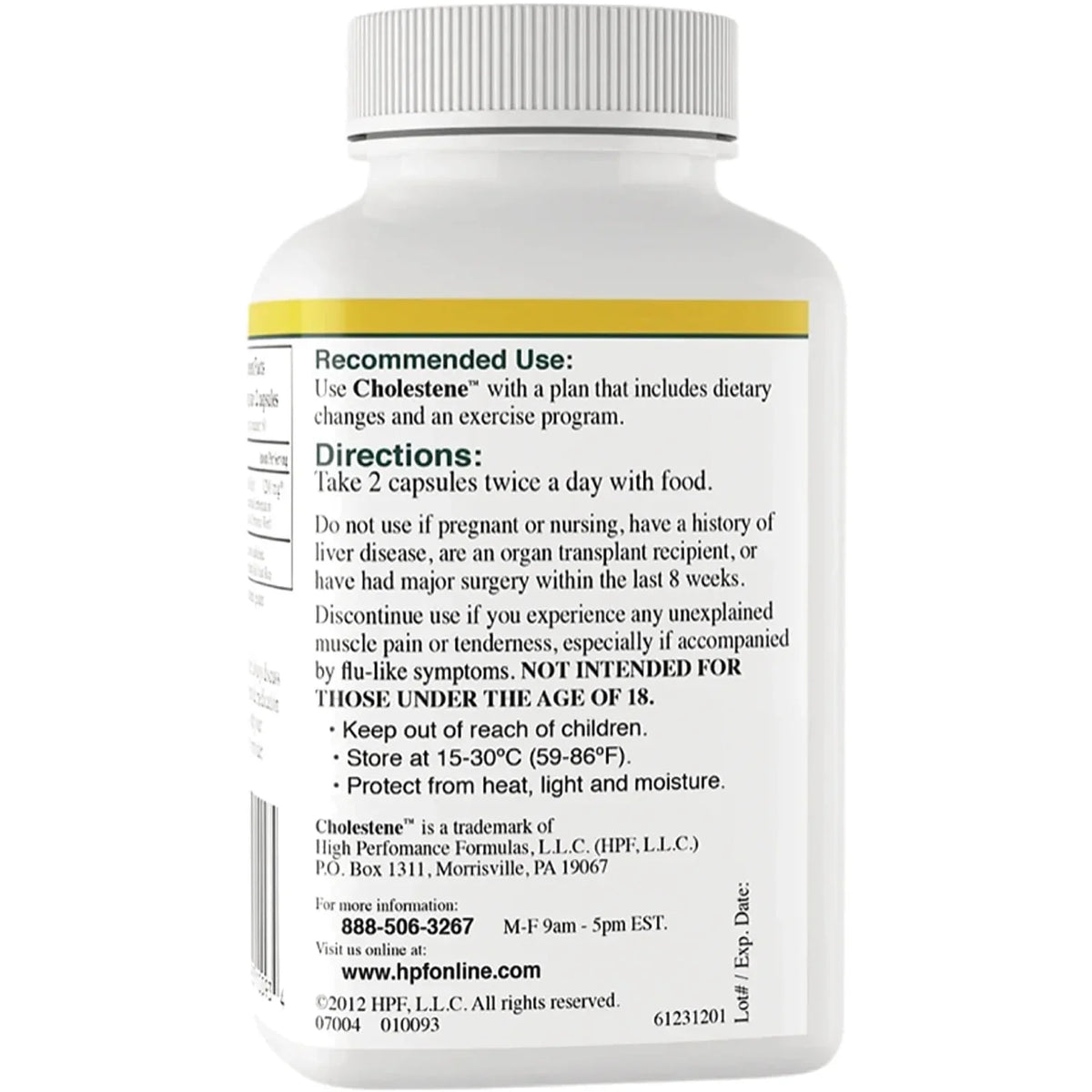 HPF Cholestene Red Yeast Rice