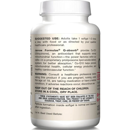 Ubiquinone CO-Q10 Q-absorb