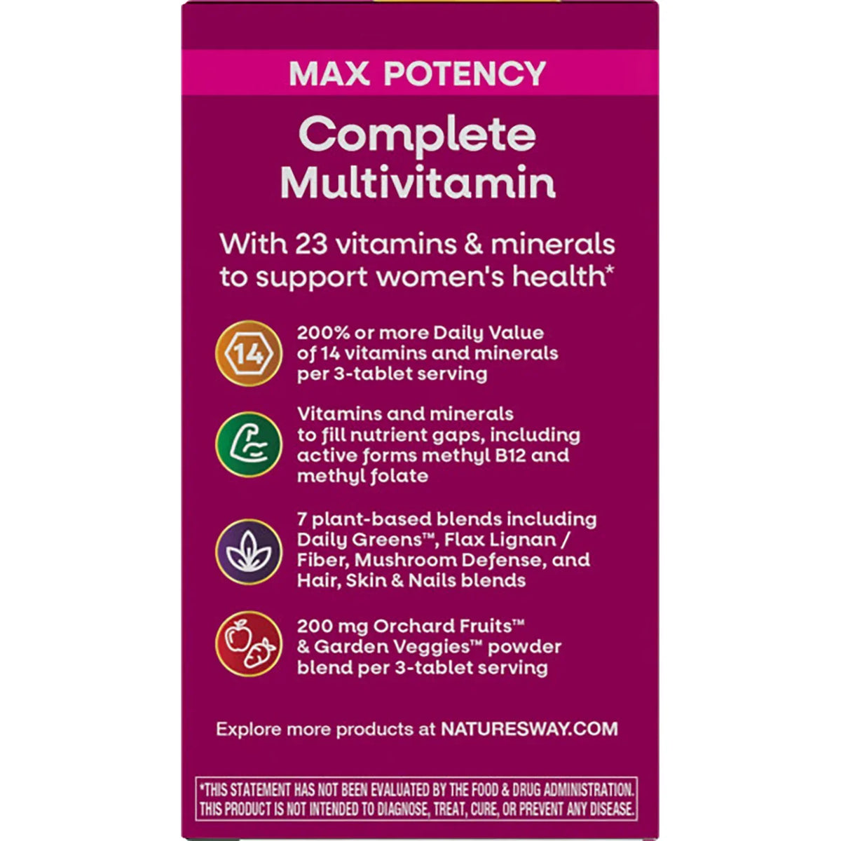 Alive! Max3 Potency Women's Complete Multivitamin