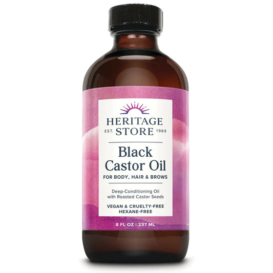 Black Castor Oil for Body, Hair and Brows