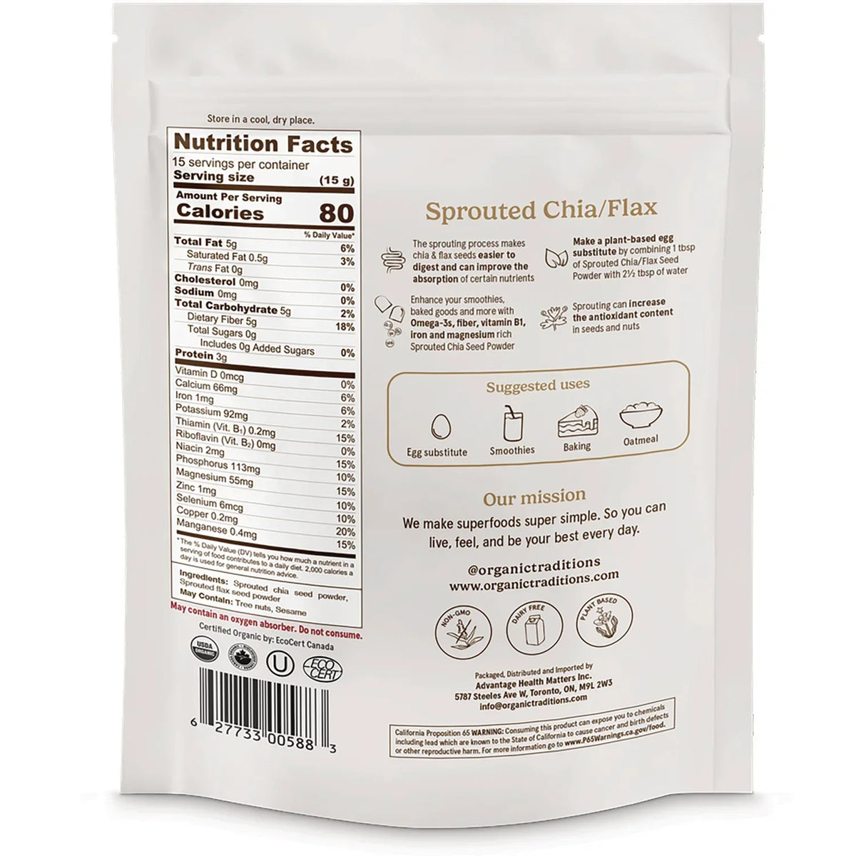 Sprouted Chia/Flax